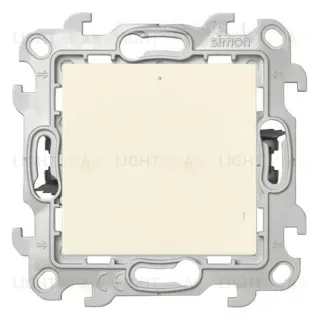 Выключатель одноклавишный проходной с подсветкой Simon 24 (вкл/выкл с 2-х мест) 10А/250В, слоновая кость 2450204-031 2450204-031