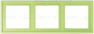 Рамка 3 Jung LS 990 Les Couleurs Le Corbusier vert clair LC98332052 LC98332052