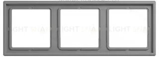 Рамка 3 Jung LS 990 Les Couleurs Le Corbusier gris 31 LC98332011 LC98332011
