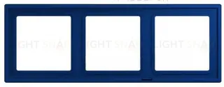 Рамка 3 Jung LS 990 Les Couleurs Le Corbusier bleu outremer fonce LC9834320T LC9834320T