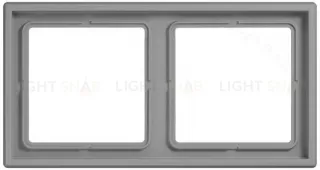 Рамка 2 Jung LS 990 Les Couleurs Le Corbusier gris 31 LC98232011 LC98232011