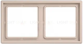 Рамка 2 Jung LS 990 Les Couleurs Le Corbusier ombre brulee claire LC98232131 LC98232131