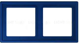 Рамка 2 Jung LS 990 Les Couleurs Le Corbusier bleu outremer fonce LC9824320T LC9824320T