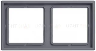 Рамка 2 Jung LS 990 Les Couleurs Le Corbusier gris fonce LC98232010 LC98232010