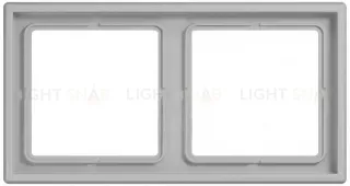 Рамка 2 Jung LS 990 Les Couleurs Le Corbusier gris moyen LC98232012 LC98232012