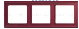 Рамка 3 Jung LS 990 Les Couleurs Le Corbusier le rubis LC9834320M LC9834320M