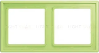 Рамка 2 Jung LS 990 Les Couleurs Le Corbusier vert clair LC98232052 LC98232052