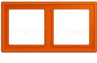 Рамка 2 Jung LS 990 Les Couleurs Le Corbusier orange vif LC9824320S LC9824320S
