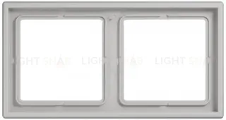 Рамка 2 Jung LS 990 Les Couleurs Le Corbusier gris clair 31 LC98232013 LC98232013