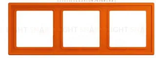 Рамка 3 Jung LS 990 Les Couleurs Le Corbusier orange vif LC9834320S LC9834320S