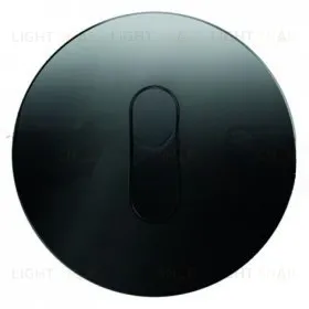 Поворотный выключатель-переключатель Berker R.classic черное стекло 387603+1001205500 387603 + 1001205500