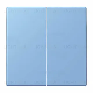 Переключатель 2 клавишный Jung LS 990 Les Couleurs Le Corbusier bleu ceruleen 59 509u+LC9954320N 509u + LC9954320N
