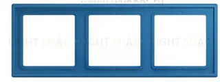 Рамка 3 Jung LS 990 Les Couleurs Le Corbusier bleu ceruleen 31 LC98332030 LC98332030
