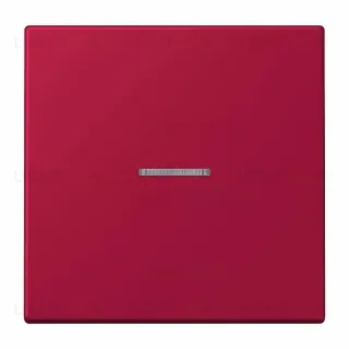 Переключатель 1 клавишный с подсветкой Jung LS 990 Les Couleurs Le Corbusier rouge carmin 506u+90+LC990KO532100 506u + 90 + LC990KO532100