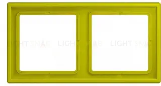 Рамка 2 Jung LS 990 Les Couleurs Le Corbusier vert olive vif LC9824320F LC9824320F