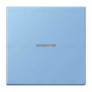 Выключатель 1 клавишный с подсветкой Jung LS 990 Les Couleurs Le Corbusier bleu ceruleen 59 501u+90+LC990KO54320N 501u + 90 + LC990KO54320N