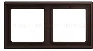 Рамка 2 Jung LS 990 Les Couleurs Le Corbusier terre d'ombre brulee 59 LC9824320J LC9824320J