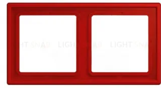 Рамка 2 Jung LS 990 Les Couleurs Le Corbusier rouge vermillon 31 LC98232090 LC98232090