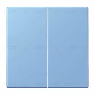 Выключатель 2 клавишный Jung LS 990 Les Couleurs Le Corbusier bleu ceruleen 59 505u+LC9954320N 505u + LC9954320N