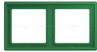 Рамка 2 Jung LS 990 Les Couleurs Le Corbusier vert fonce LC98232050 LC98232050