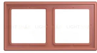 Рамка 2 Jung LS 990 Les Couleurs Le Corbusier terre sienne brique LC98232121 LC98232121