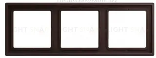 Рамка 3 Jung LS 990 Les Couleurs Le Corbusier terre d'ombre brulee 59 LC9834320J LC9834320J