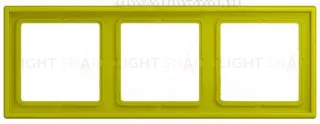 Рамка 3 Jung LS 990 Les Couleurs Le Corbusier vert olive vif LC9834320F LC9834320F