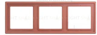 Рамка 3 Jung LS 990 Les Couleurs Le Corbusier terre sienne brique LC98332121 LC98332121