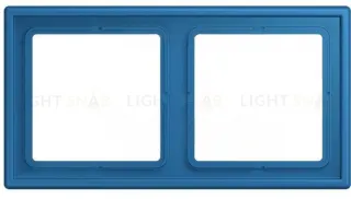 Рамка 2 Jung LS 990 Les Couleurs Le Corbusier bleu ceruleen 31 LC98232030 LC98232030