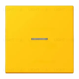 Переключатель 1 клавишный с подсветкой Jung LS 990 Les Couleurs Le Corbusier le jaune vif 506u+90+LC990KO54320W 506u + 90 + LC990KO54320W