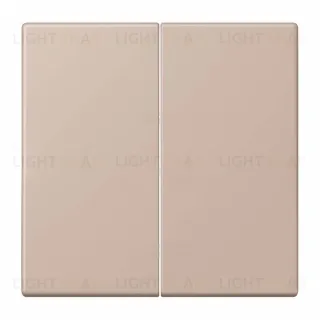 Кнопочный выключатель 2 клавишный Jung LS 990 Les Couleurs Le Corbusier ombre brulee claire 505TU+LC99532131 505TU + LC99532131