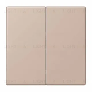 Кнопочный переключатель 2 клавишный Jung LS 990 Les Couleurs Le Corbusier ombre brulee claire 509TU+LC99532131 509TU + LC99532131