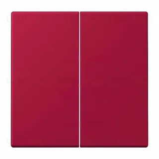 Кнопочный переключатель 2 клавишный Jung LS 990 Les Couleurs Le Corbusier rouge carmin 509TU+LC99532100 509TU + LC99532100