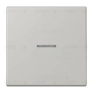 Переключатель 1 клавишный с подсветкой Jung LS 990 Les Couleurs Le Corbusier gris clair 31 506u+90+LC990KO532013 506u + 90 + LC990KO532013