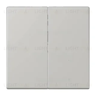 Выключатель 2 клавишный Jung LS 990 Les Couleurs Le Corbusier gris clair 31 505u+LC99532013 505u + LC99532013