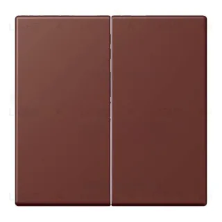 Кнопочный выключатель 2 клавишный Jung LS 990 Les Couleurs Le Corbusier terre sienne brulee 31 505TU+LC99532120 505TU + LC99532120