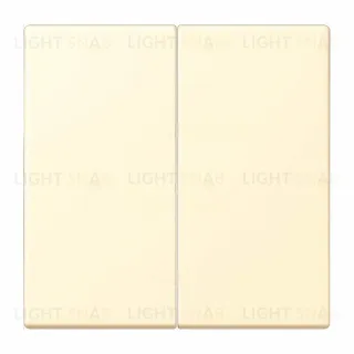 Кнопочный переключатель 2 клавишный Jung LS 990 Les Couleurs Le Corbusier blanc 509TU+LC99532001 509TU + LC99532001