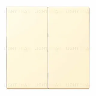 Кнопочный выключатель 2 клавишный Jung LS 990 Les Couleurs Le Corbusier blanc 505TU+LC99532001 505TU + LC99532001