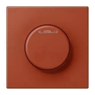Светорегулятор поворотно-нажимной 100-1000 Вт. Jung Le Corbusier l'ocre rouge 211GDE+LC194032110 211GDE + LC194032110