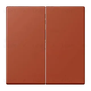 Выключатель 2 клавишный Jung LS 990 Les Couleurs Le Corbusier l'ocre rouge 505u+LC99532110 505u + LC99532110