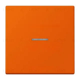 Выключатель перекрестный 1 клавишный с подсветкой Jung LS 990 Les Couleurs Le Corbusier orange vif 507u+90+LC990KO54320S 507u + 90 + LC990KO54320S