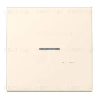 Выключатель перекрестный 1 клавишный с подсветкой Jung LS 990 Les Couleurs Le Corbusier blank ivoire 507u+90+LC990KO54320B 507u + 90 + LC990KO54320B