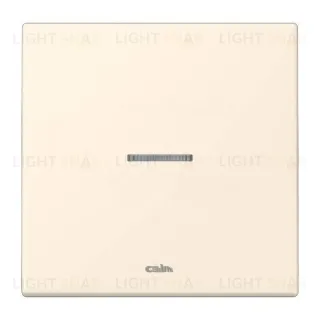Переключатель 1 клавишный с подсветкой Jung LS 990 Les Couleurs Le Corbusier blank ivoire 506u+90+LC990KO54320B 506u + 90 + LC990KO54320B