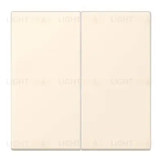 Переключатель 2 клавишный Jung LS 990 Les Couleurs Le Corbusier blank ivoire 509u+LC9954320B 509u + LC9954320B