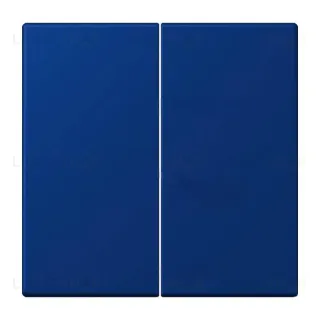 Кнопочный переключатель 2 клавишный Jung LS 990 Les Couleurs Le Corbusier bleu outremer fonce 509TU+LC9954320T 509TU + LC9954320T