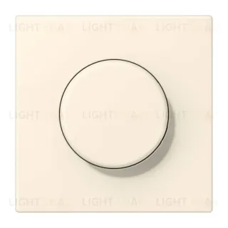 Светорегулятор поворотно-нажимной 100-1000 Вт. Jung Le Corbusier blank ivoire 211GDE+LC19404320B 211GDE + LC19404320B