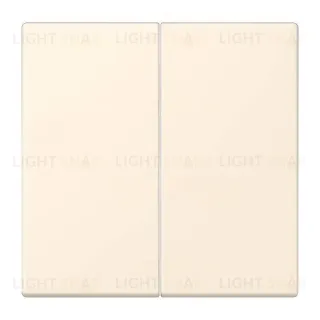 Выключатель 2 клавишный Jung LS 990 Les Couleurs Le Corbusier blank ivoire 505u+LC9954320B 505u + LC9954320B