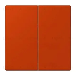 Переключатель 2 клавишный Jung LS 990 Les Couleurs Le Corbusier rouge vermillon 59 509u+LC9954320A 509u + LC9954320A