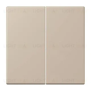 Выключатель 2 клавишный Jung LS 990 Les Couleurs Le Corbusier ombre naturelle claire 505u+LC99532142 505u + LC99532142
