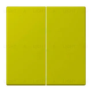 Выключатель 2 клавишный Jung LS 990 Les Couleurs Le Corbusier vert olive vif 505u+LC9954320F 505u + LC9954320F
